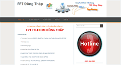 Desktop Screenshot of fptdongthap.com
