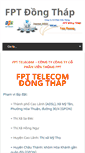 Mobile Screenshot of fptdongthap.com