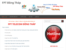 Tablet Screenshot of fptdongthap.com